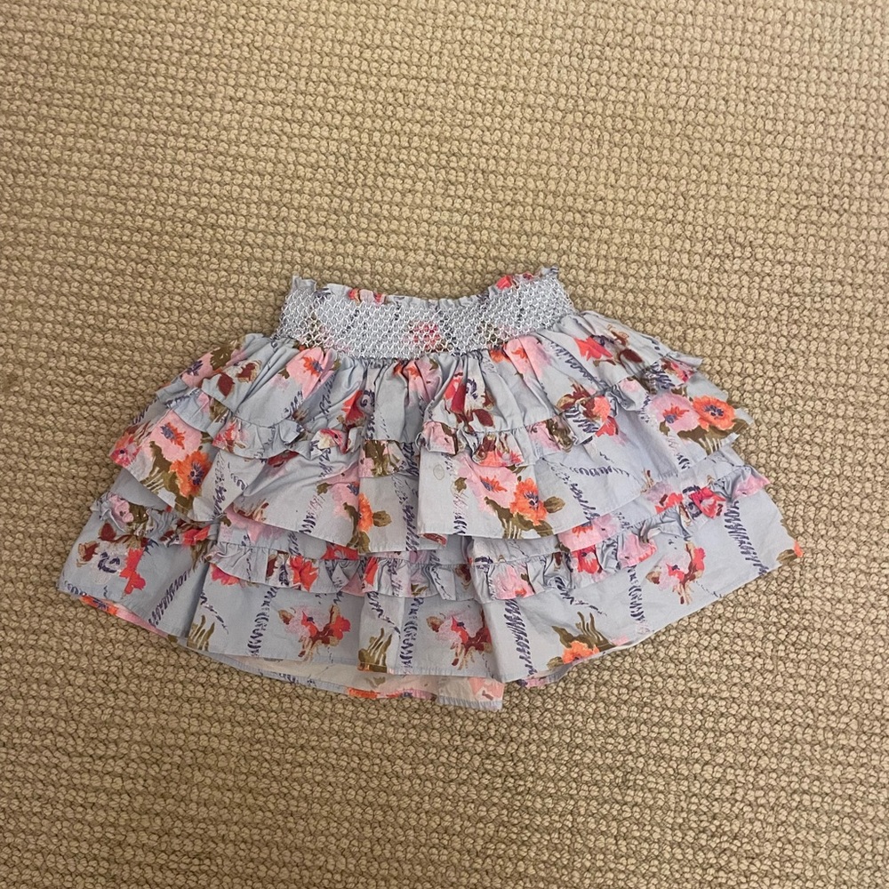 Kids Floral Loveshackfancy Skirt